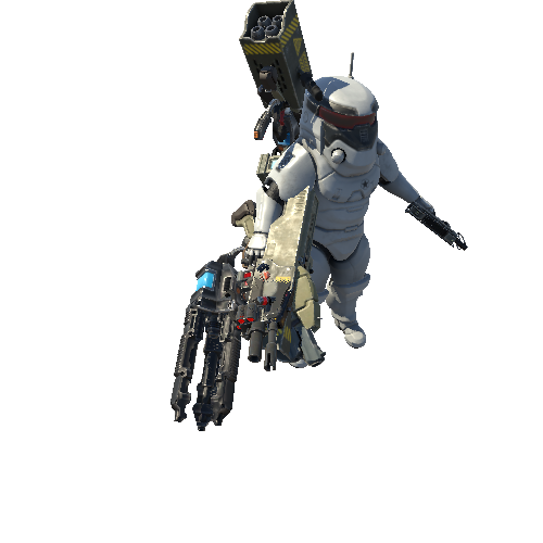 SciFiJuggernaut_White Ragdoll Variant